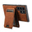 SUTENI H16 For Samsung Galaxy S22 Ultra 5G Cell Phone Case Magnetic Detachable Back Cover - Khaki - 6