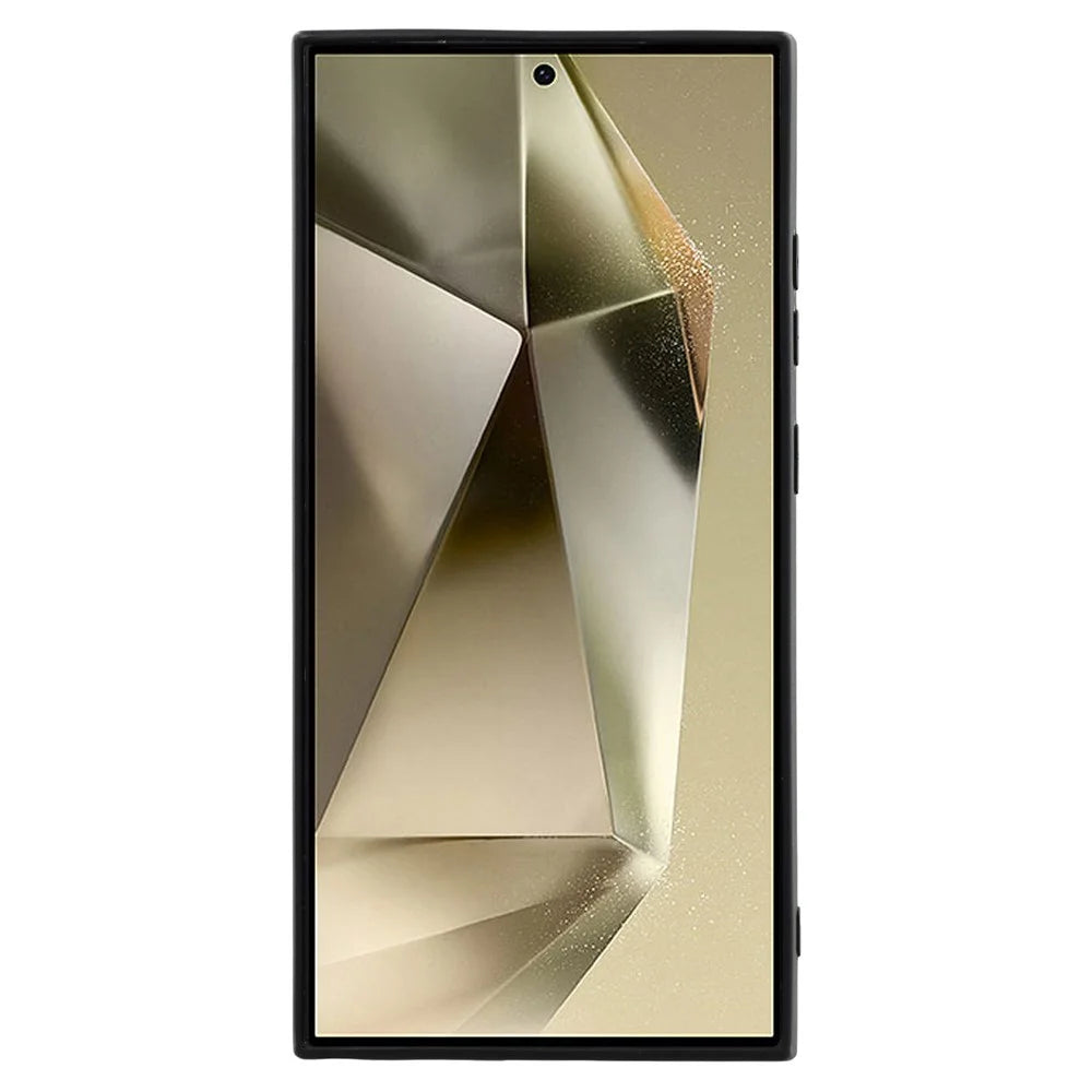 For Samsung Galaxy S24 Ultra Case Protective Gradient Color Tempered Glass PC TPU Phone Cover - Blue / Black - 3