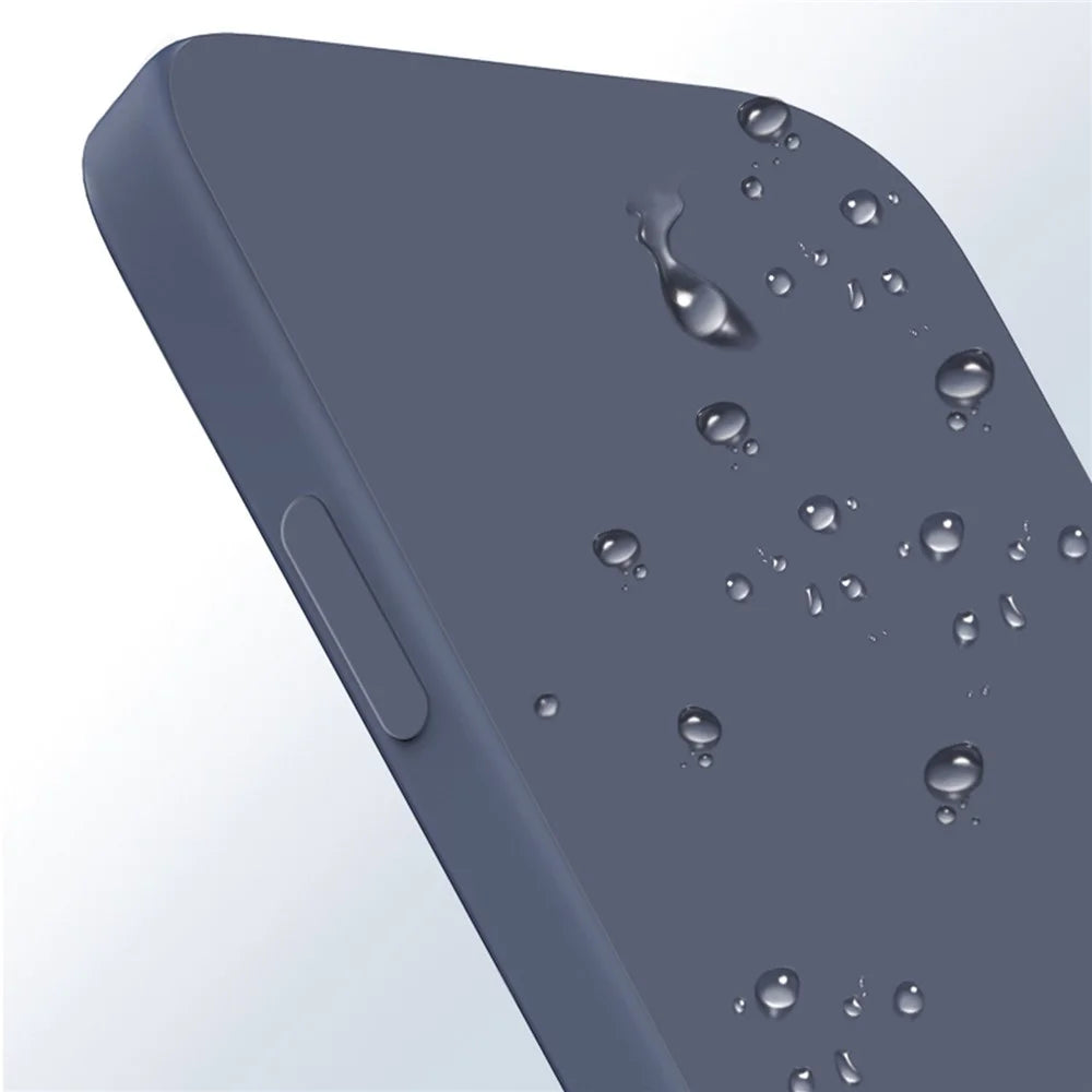 Rubberized Phone Case for Samsung Galaxy S24+ Shell Straight Edge TPU Phone Cover - Grey Blue - 4