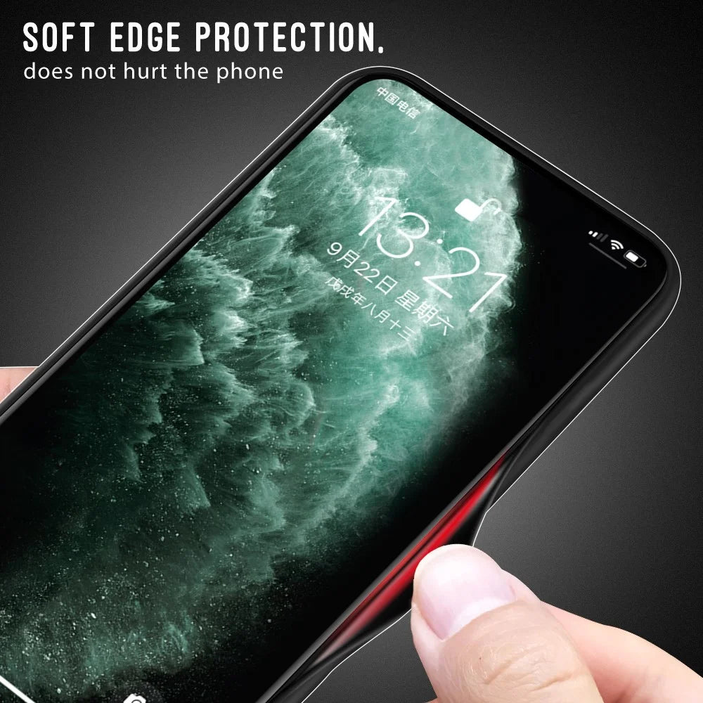 For Samsung Galaxy S24+ Case TPU + Tempered Glass Shell Anti-Scratch Cell Phone Cover - Black - 7