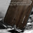 For Samsung Galaxy S24+ Protective Case Wood Texture Tempered Glass TPU Frame Phone Cover - Black - 4