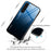 PC TPU Phone Cover for Samsung Galaxy S24 Case Gradient Color Tempered Glass Back Phone Case - Blue / Black - 3