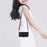 For Samsung Galaxy S24 Ultra Case Skin-touch Wallet Stand Leather Cover with Straps - Black - 5