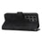 DIERFENG DF-03 For Samsung Galaxy S24 Ultra Case Imprinted Stand PU Leather Phone Protector - Black - 3