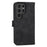 DIERFENG DF-03 For Samsung Galaxy S24 Ultra Case Imprinted Stand PU Leather Phone Protector - Black - 6