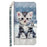 For Samsung Galaxy A05s 4G Leather Case 3D Pattern Printing Wallet Phone Cover - Cat - 6