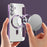 For Samsung Galaxy S23 FE Case Magnetic Case Card Holder Stand Cover - Purple - 4