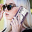 For Samsung Galaxy S23 FE Case Magnetic Case Card Holder Stand Cover - Purple - 7