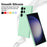 For Samsung Galaxy S24 Ultra Case Shockproof Liquid Silicone Smartphone Cover with Strap - Green - 4