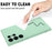 For Samsung Galaxy S24 Ultra Case Shockproof Liquid Silicone Smartphone Cover with Strap - Green - 7