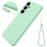 For Samsung Galaxy S24 Case Slim-Fit Soft Liner Liquid Silicone Phone Shell - Green - 1