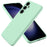 For Samsung Galaxy S24 Case Slim-Fit Soft Liner Liquid Silicone Phone Shell - Green - 2