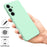 For Samsung Galaxy S24 Case Slim-Fit Soft Liner Liquid Silicone Phone Shell - Green - 5