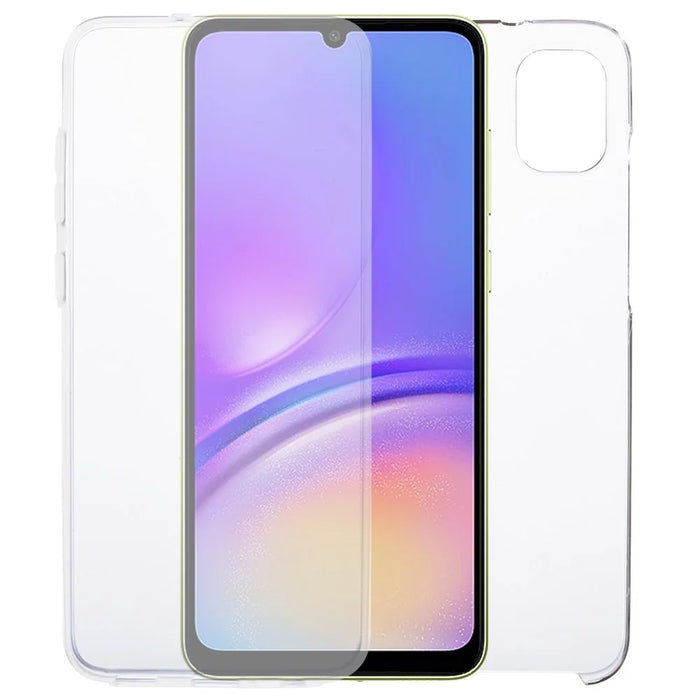 For Samsung Galaxy A05 4G Clear Phone Case Anti-Scratch TPU + Acrylic Cover with PET Screen Protector - 1