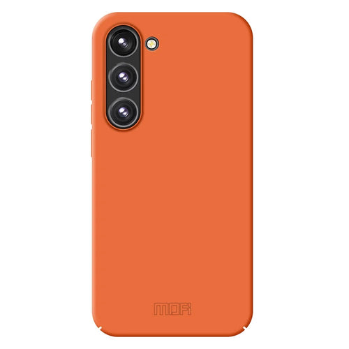 MOFI JK Qin Series For Samsung Galaxy S24+ Case Skin-touch TPU+Acrylic Phone Guard Cover - Orange - 1