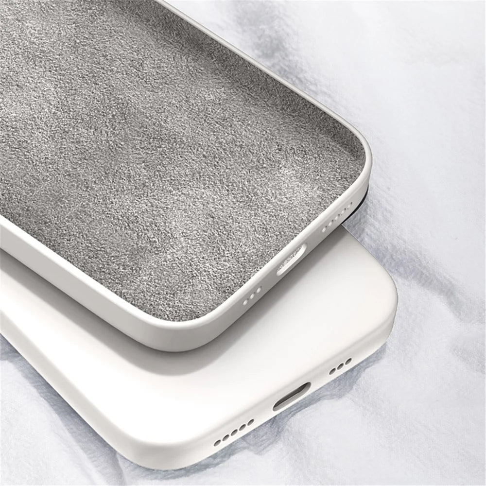 For Samsung Galaxy S23 FE Case Rubberized TPU Cover with Straight Edge - Beige - 6