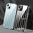 XUNDD Greya Series For iPhone 15 Case Stripe Design PC+TPU Shockproof Phone Cover - Transparent - 1