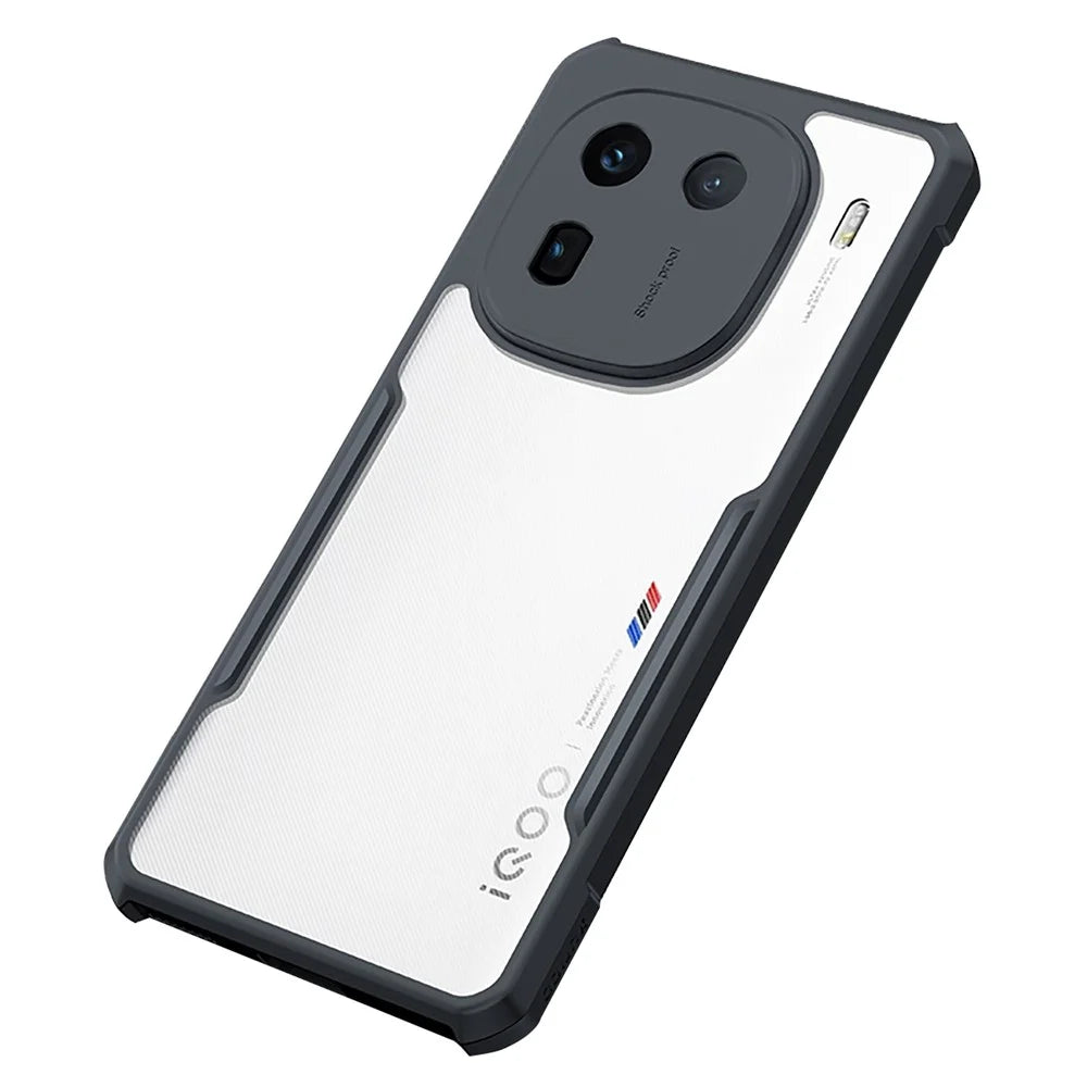 XUNDD For vivo iQOO 12 5G Anti-Scratch Phone Case Acrylic+TPU Shell Smartphone Cover - 1