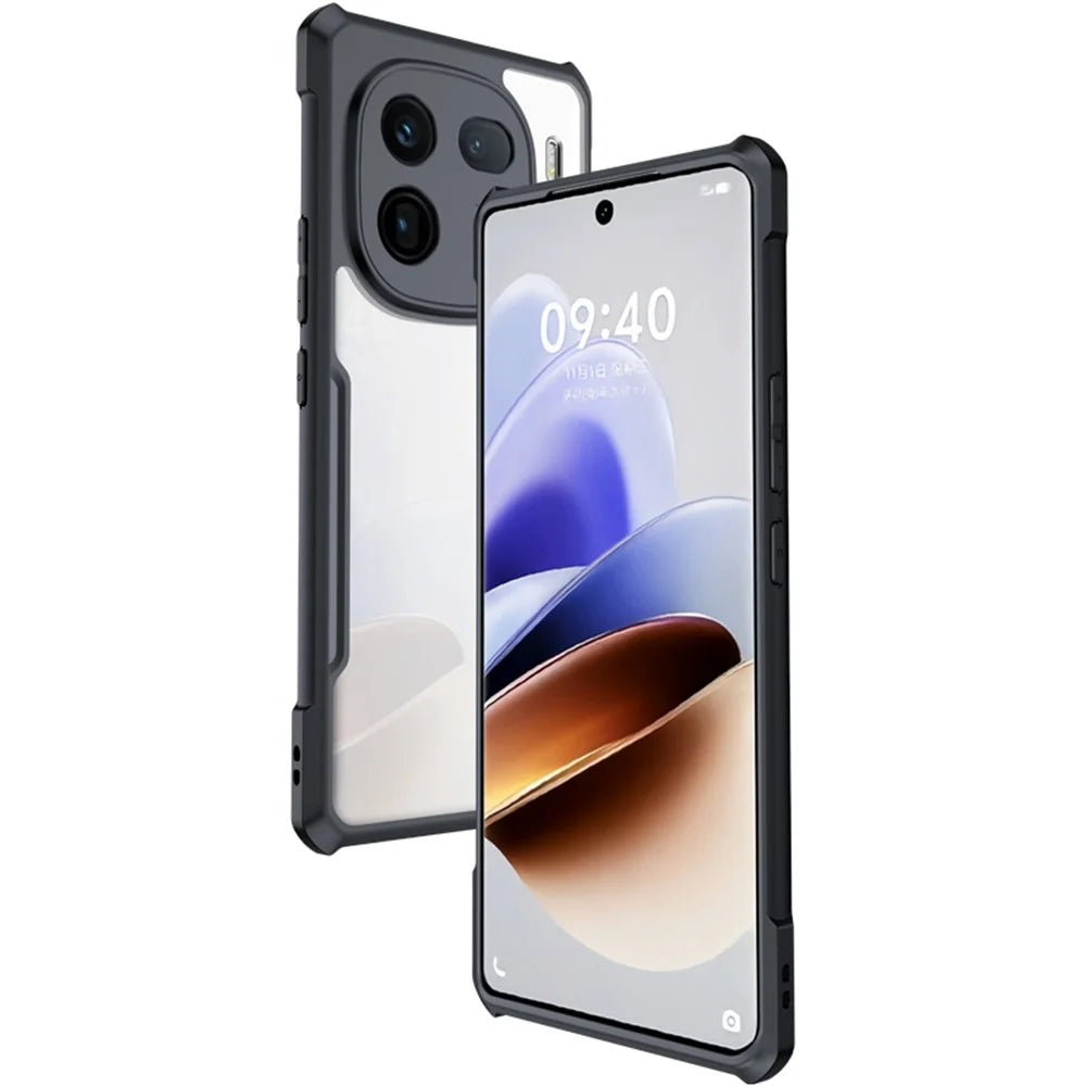 XUNDD For vivo iQOO 12 5G Anti-Scratch Phone Case Acrylic+TPU Shell Smartphone Cover - 2