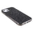 For iPhone 14 Plus Case Electroplating Frame Glitter Sequins Phone Cover - Black - 4