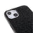 For iPhone 14 Plus Case Electroplating Frame Glitter Sequins Phone Cover - Black - 6