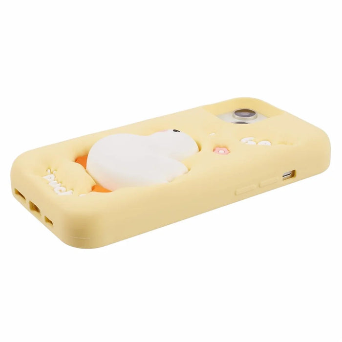 For iPhone 13 Silicone Case 3D Cartoon Duck Pattern Anti-scratch Phone Cover - 4