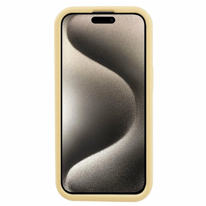 For iPhone 15 Silicone Case Phone Back Cover with 3D Cartoon Duck Design - 2
