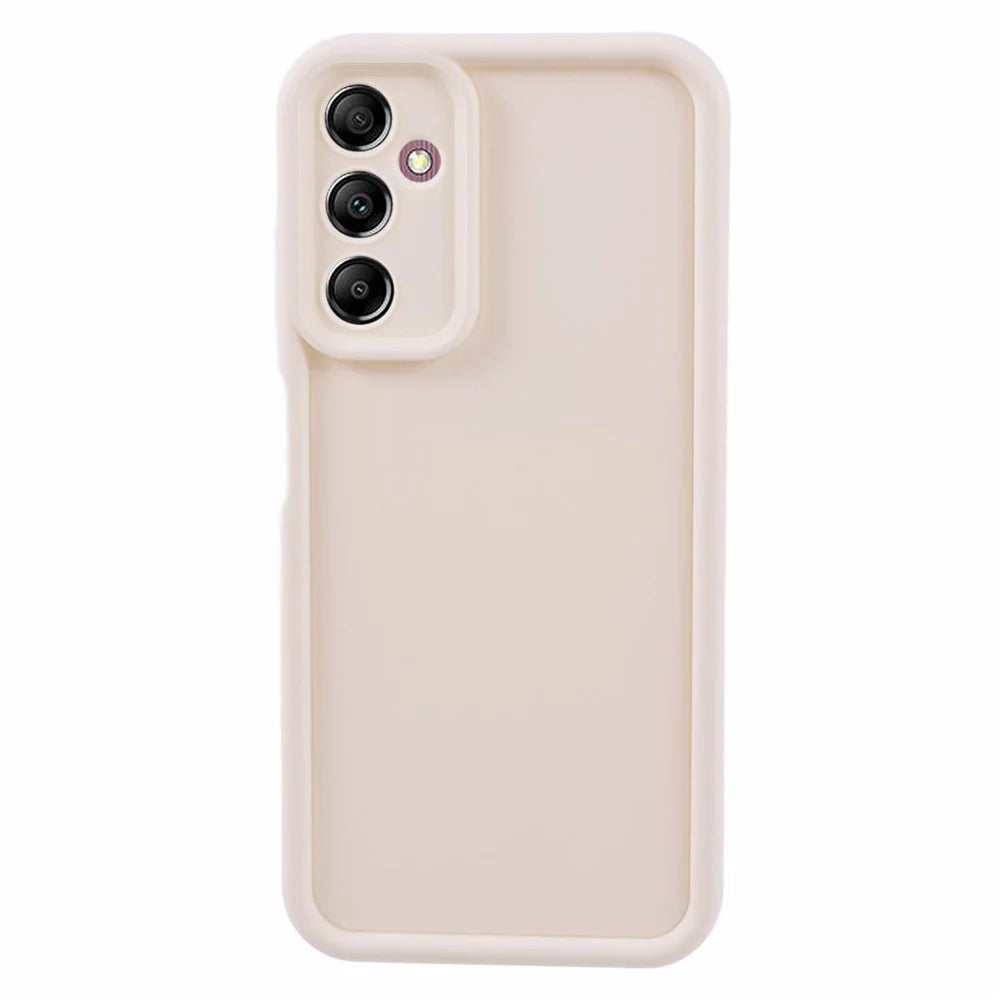 For Samsung Galaxy A05s 4G Cases Soft TPU Matte Camera Protection Phone Cover - Beige - 1