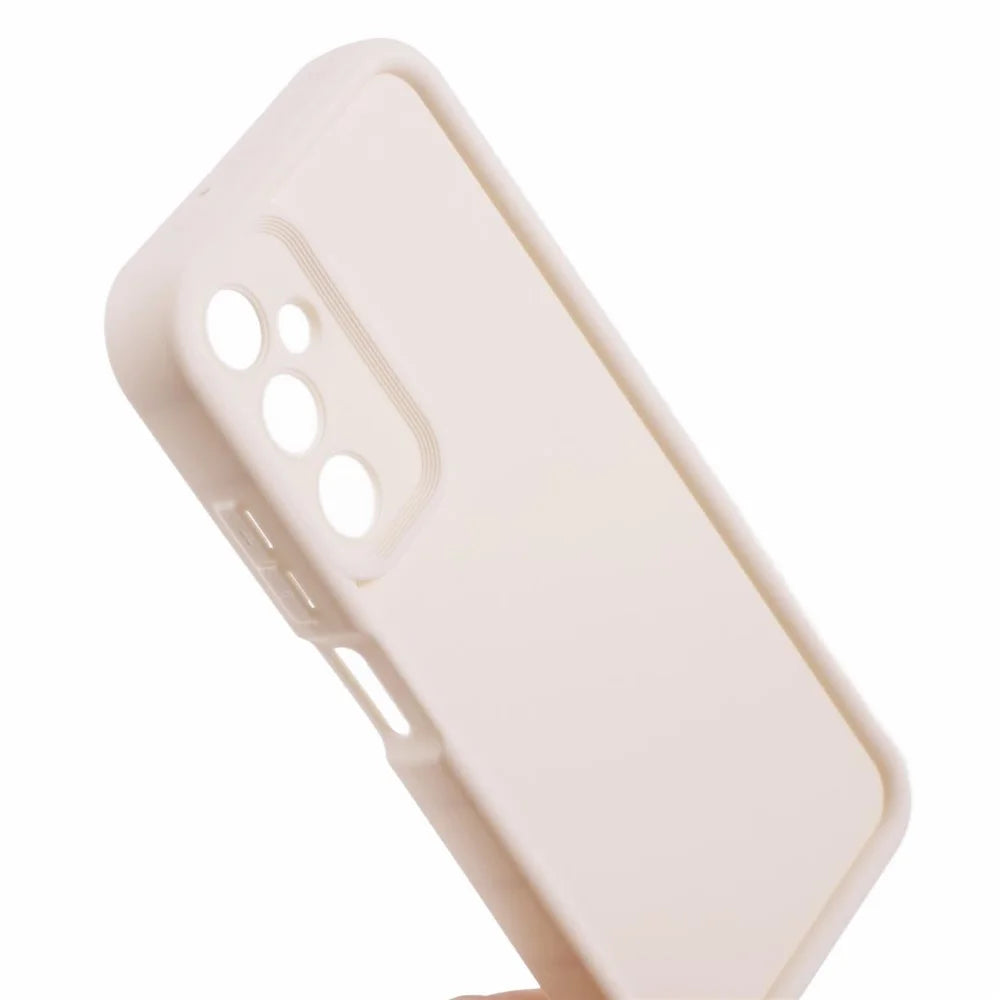 For Samsung Galaxy A14 5G / A14 4G Case Anti-scratch TPU Matte Phone Back Cover - Beige - 6