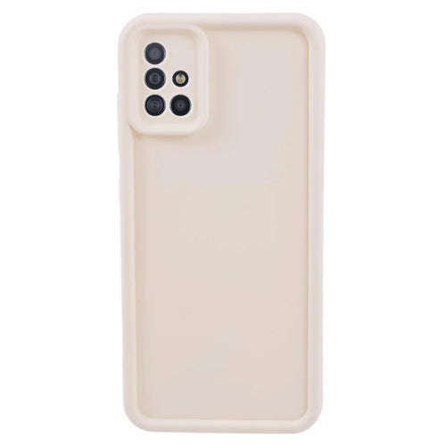 For Samsung Galaxy A51 4G SM-A515 / M40S Phone Case Soft TPU Matte Drop-resistant Cover - Beige - 1