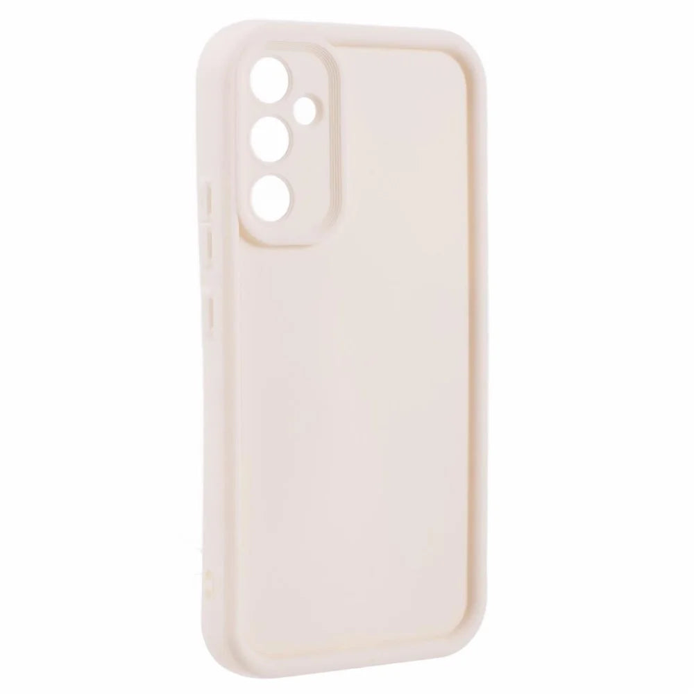 For Samsung Galaxy A34 5G Cell Phone Cases Soft TPU Precise Cutout Protective Cover - Beige - 3