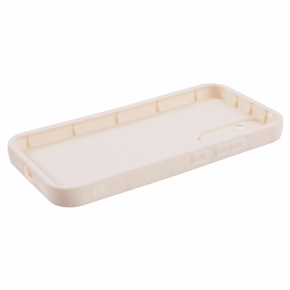 For Samsung Galaxy A34 5G Cell Phone Cases Soft TPU Precise Cutout Protective Cover - Beige - 5