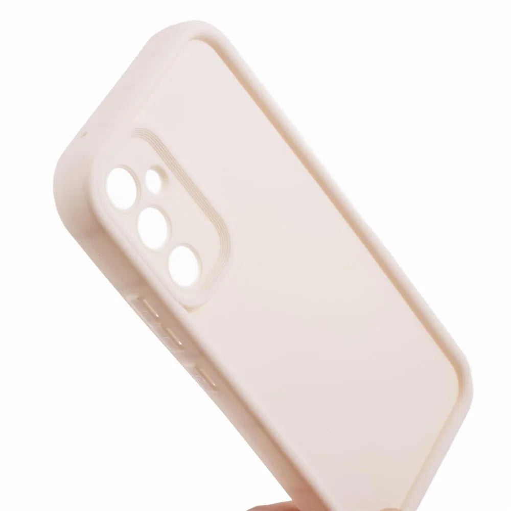 For Samsung Galaxy A34 5G Cell Phone Cases Soft TPU Precise Cutout Protective Cover - Beige - 6