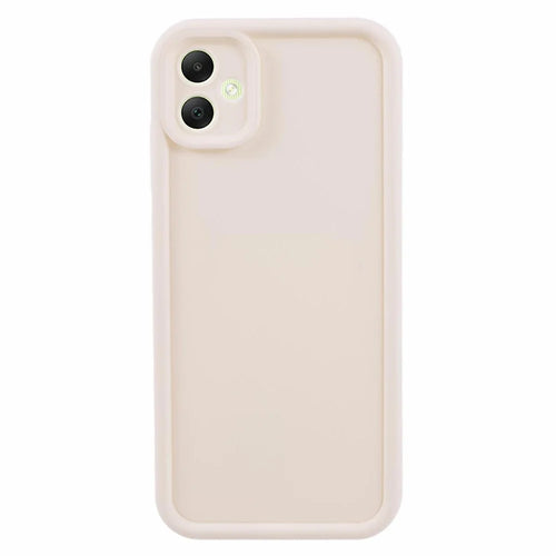 For Samsung Galaxy A05 4G Case TPU Concave Lens Protection Smart Phone Back Cover - Beige - 1