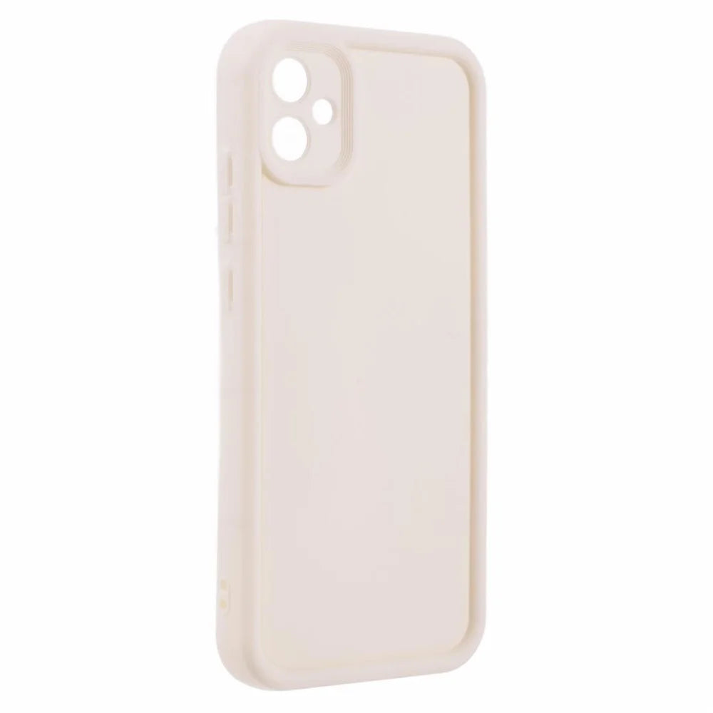 For Samsung Galaxy A05 4G Case TPU Concave Lens Protection Smart Phone Back Cover - Beige - 3