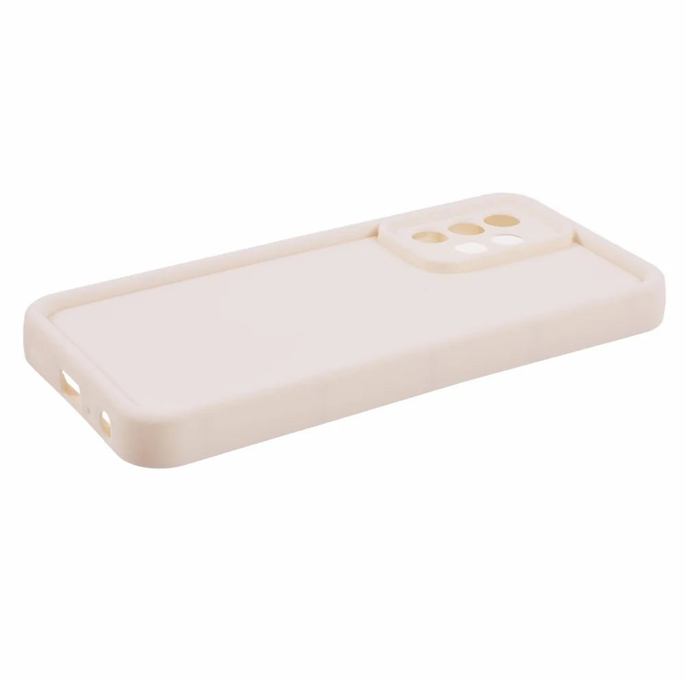 For Samsung Galaxy A32 4G (EU Version) Case Anti-scratch Matte TPU Phone Cover - Beige - 4