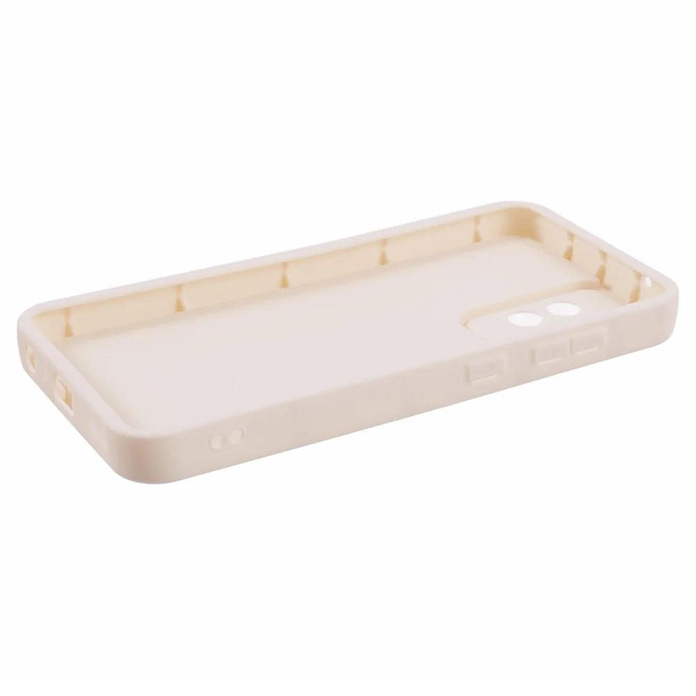 For Samsung Galaxy A32 4G (EU Version) Case Anti-scratch Matte TPU Phone Cover - Beige - 5