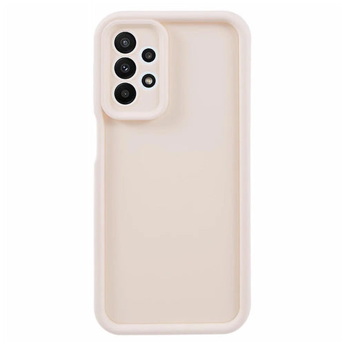 For Samsung Galaxy A23 4G / A23 5G (Global Version) Case Matte Finish Mobile Phone Cover - Beige - 1