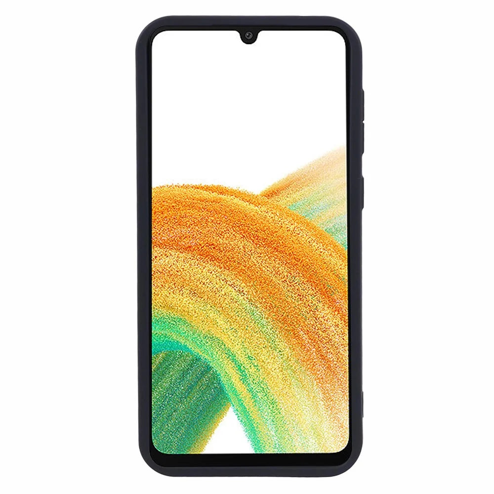 For Samsung Galaxy A33 5G TPU Case Concave Lens Protection Phone Cover - Black - 2
