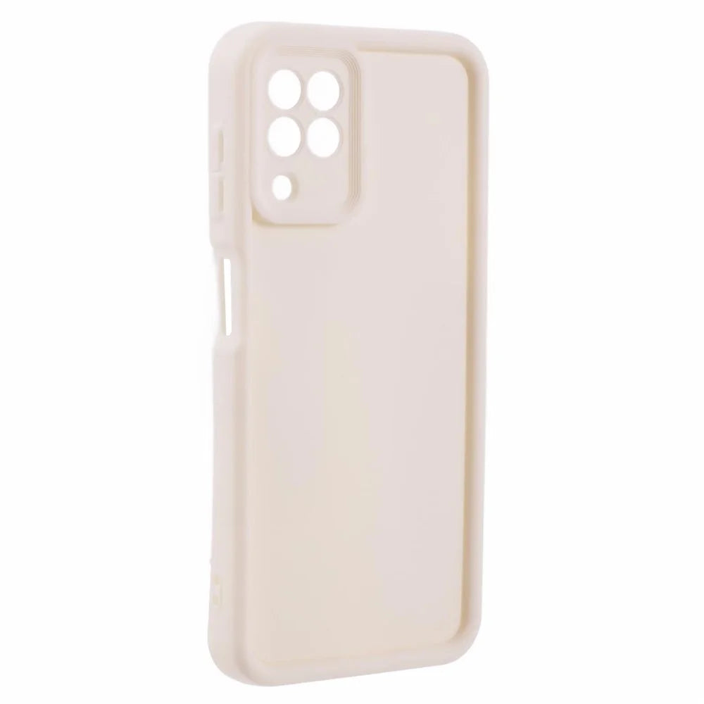 For Samsung Galaxy A22 4G (EU Version) TPU Case Anti-drop Matte Phone Cover - Beige - 3