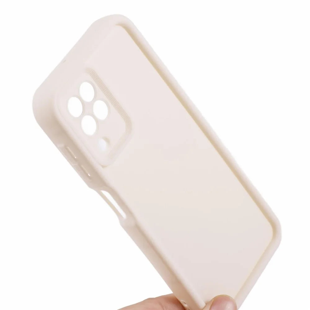 For Samsung Galaxy A22 4G (EU Version) TPU Case Anti-drop Matte Phone Cover - Beige - 6