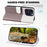 Cartoon Pet Series for iPhone 15 Pro Max Case Wallet Splicing Leather Phone Cover - Bean Pink - 2