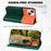 Cartoon Pet Series for iPhone 15 Plus Case Color Splicing Leather Wallet Cover - Blackish Green - 2