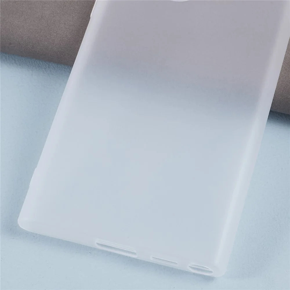 For Samsung Galaxy S22 Ultra 5G Case Matte TPU Protective Phone Cover (Precise Cutout) - Clear White - 5