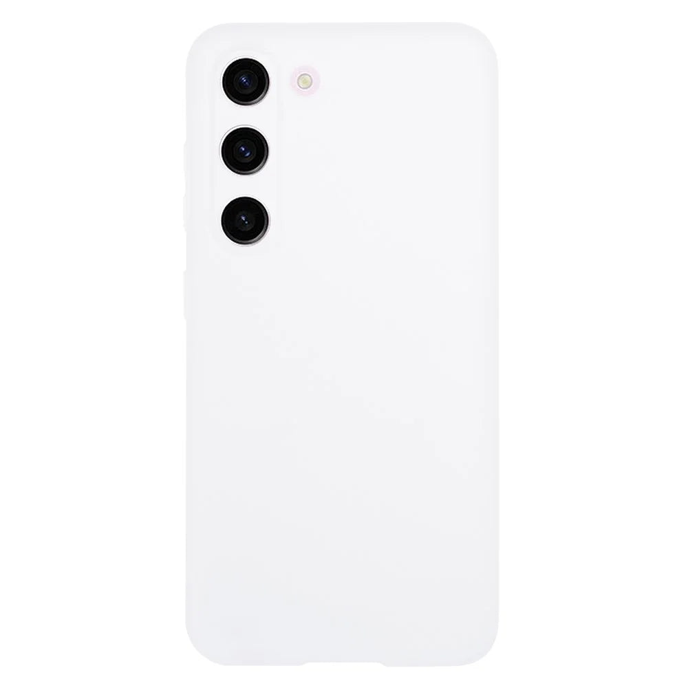 For Samsung Galaxy S23 Case Anti-scratch Soft TPU Cover (Precise Cutout) - Clear White - 1
