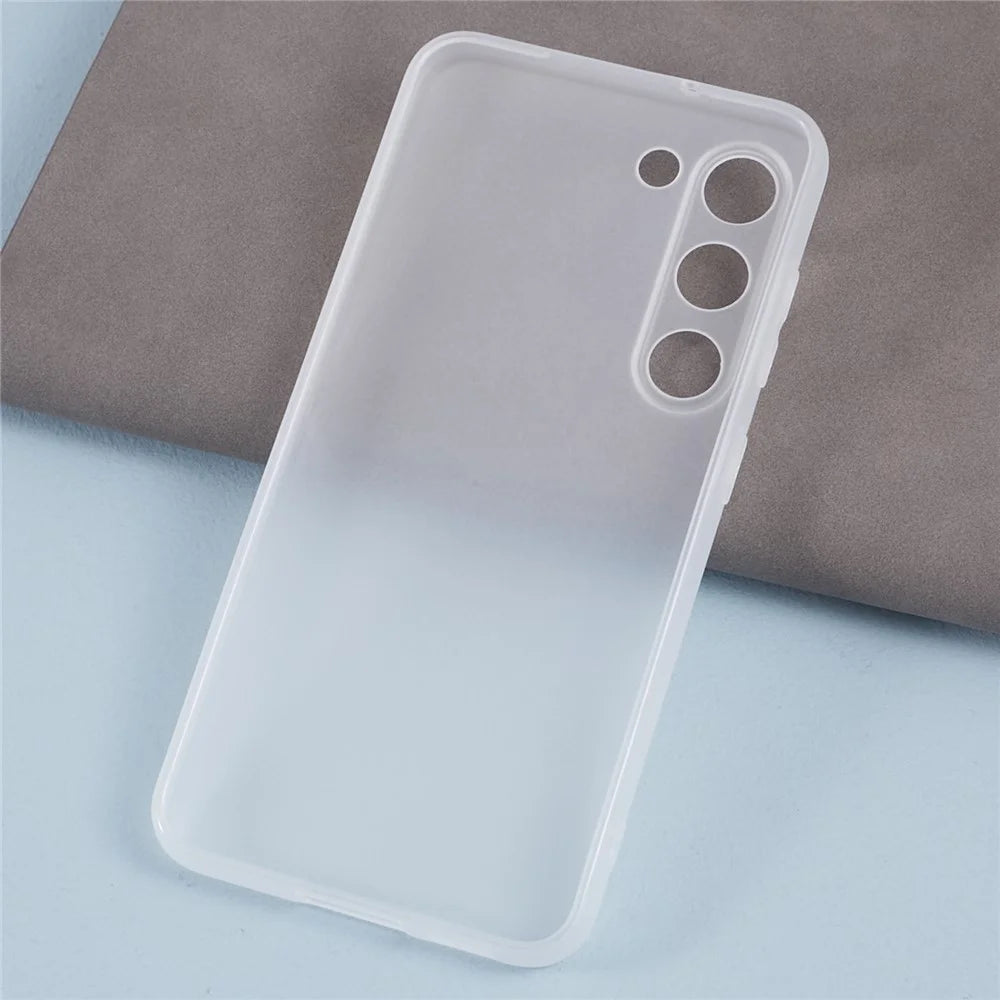 For Samsung Galaxy S23 Case Anti-scratch Soft TPU Cover (Precise Cutout) - Clear White - 2