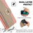 For iPhone 7 / 8 / SE (2020) / SE (2022) Case Metal Ring Zipper Pocket Crossbody Phone Cover - Pink - 5