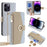 For iPhone 14 Pro Max Case Anti-drop PU Leather Card Slot Stand Smart Phone Cover - Blue - 1