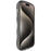 IMAK For iPhone 15 Pro Max Case Drop-proof TPU Curly Wave Frame Phone Protector - Transparent Black - 5