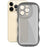 IMAK For iPhone 14 Pro TPU Phone Case Non-Slip Wavy Edge Design Cover - Transparent Black - 2